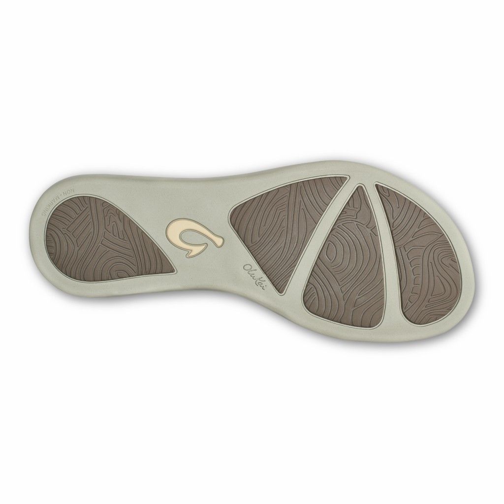 Olukai Women's Hoopio Hau Flip Flop - Warm Taupe / Hau US395-678